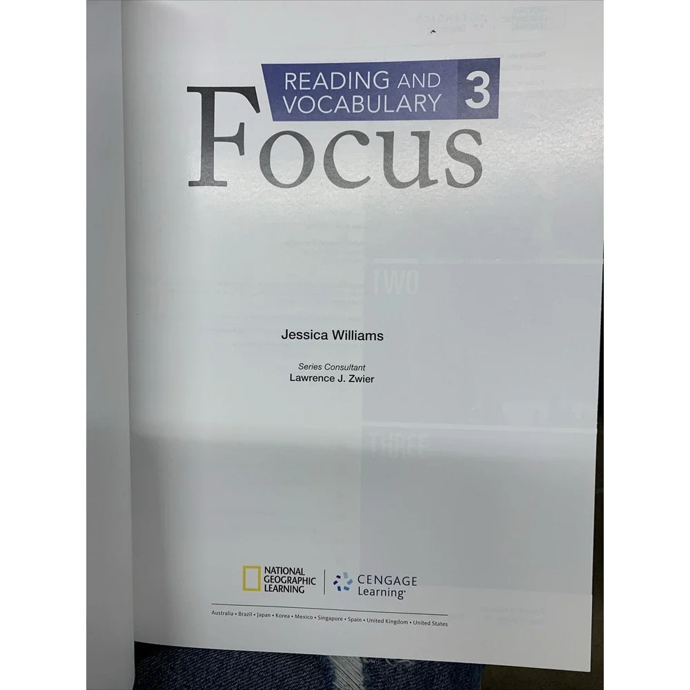 Reading and Vocabulary Focus 3 Paperback Jessica Williams